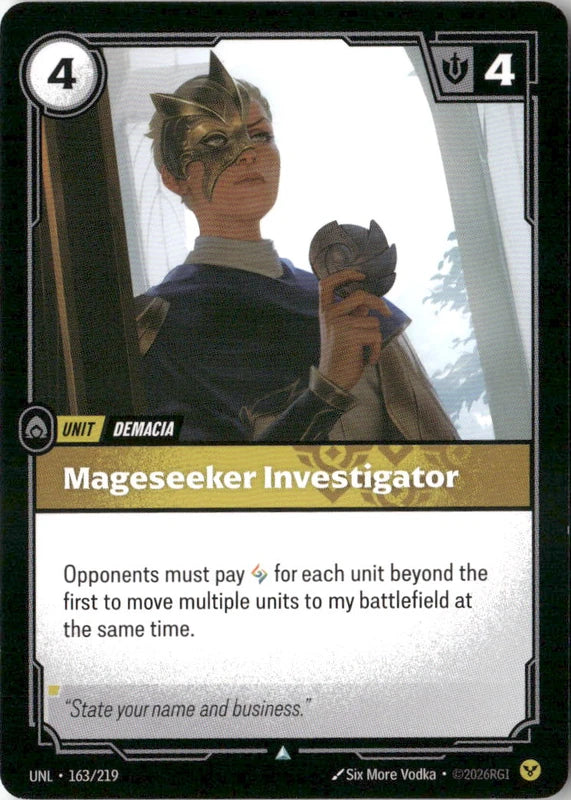 Mageseeker Investigator - Unleashed