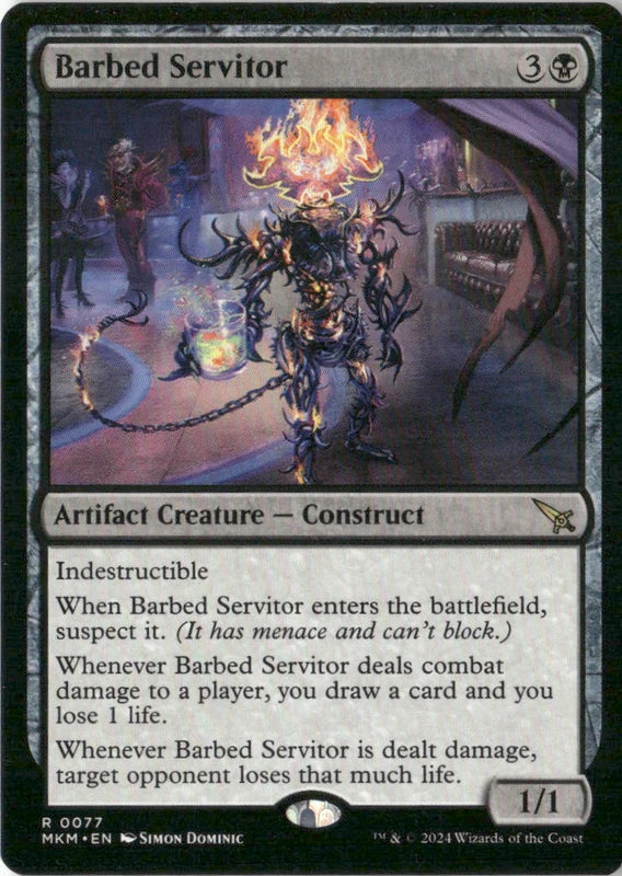 Barbed Servitor - Murders at Karlov Manor