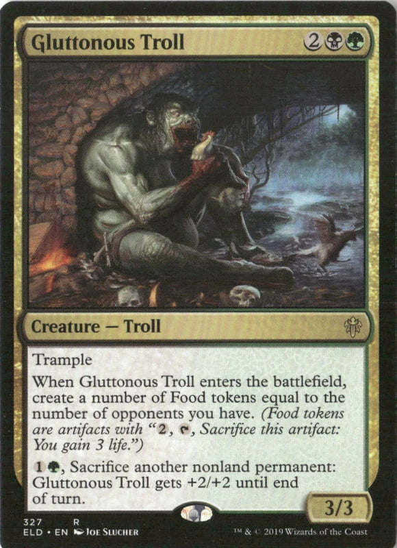 Gluttonous Troll - Throne of Eldraine