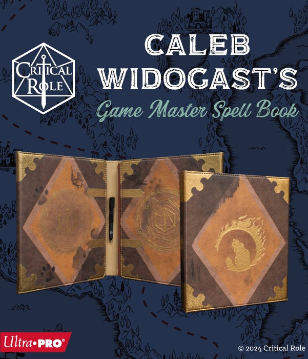 Ultra Pro: Caleb Widogast's Game Master Spell Book for Critical Role (GM Screen)