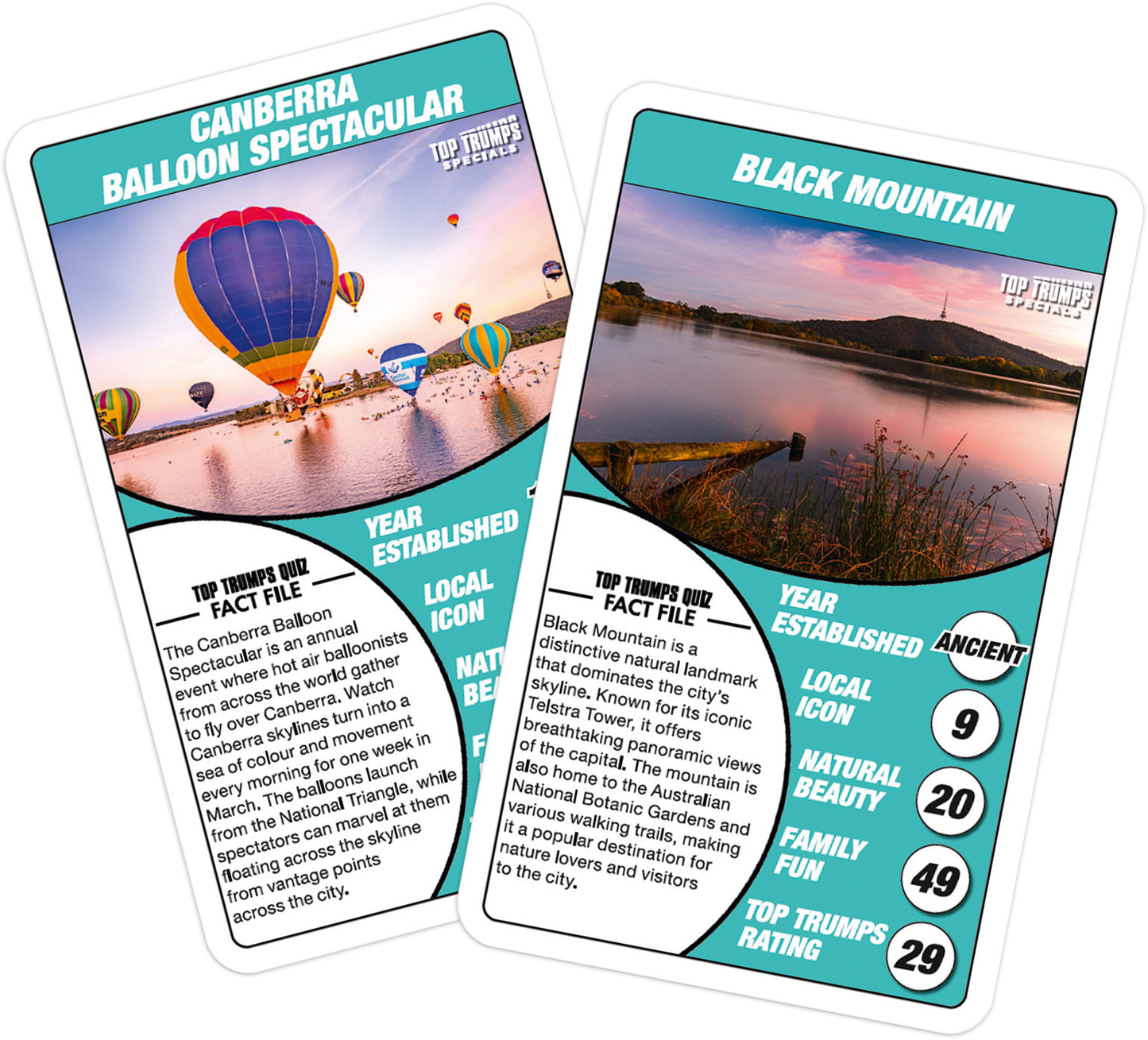 Canberra Top Trumps - Classics