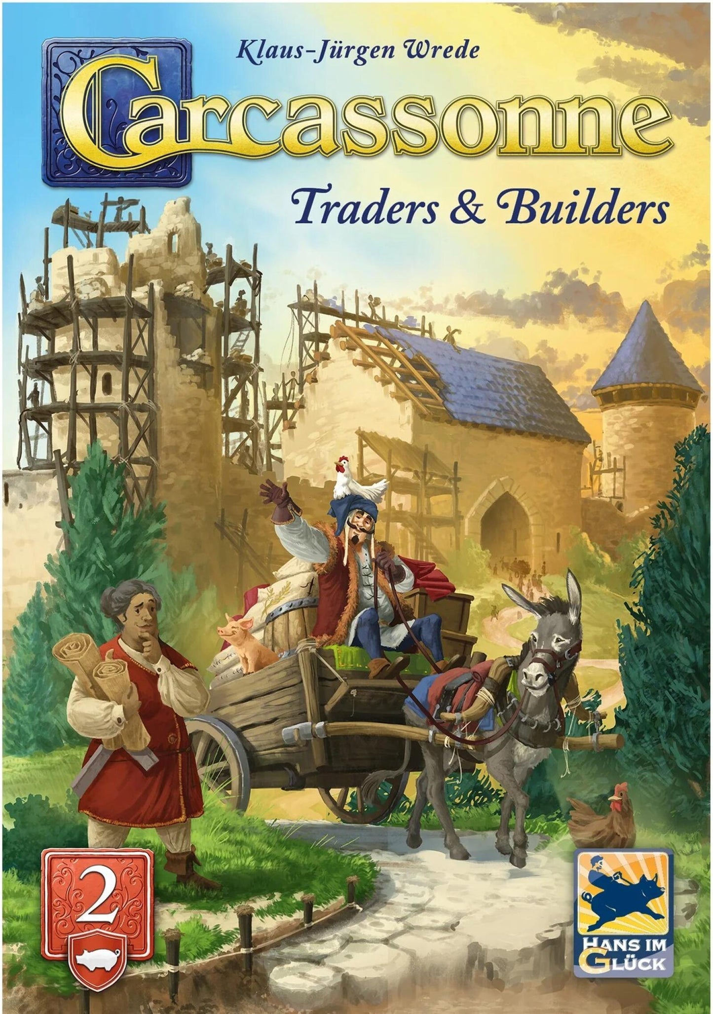 Carcassonne Expansion 2 - Traders and Builders (2025 Redesign)