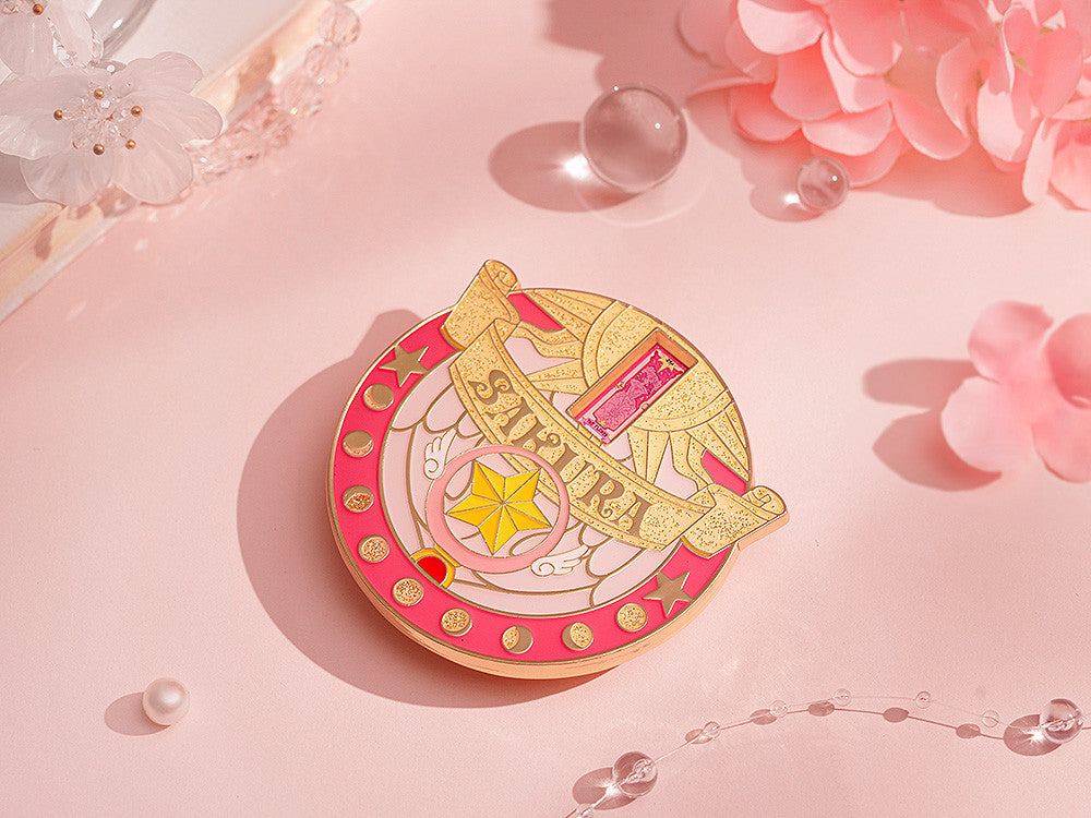 Cardcaptor Sakura 25th Anniversary Metal Badge Star Wand