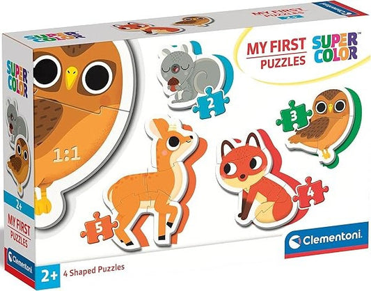Clementoni My First Puzzles Forest Animals 4 Shaped Puzzles