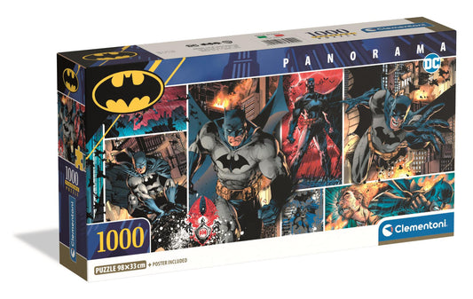 Clementoni Panorama Puzzle Batman Poster Included 1,000 Pieces