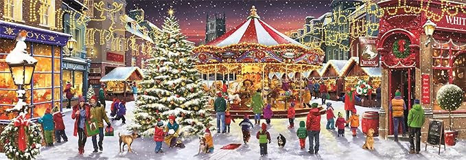 Clementoni Panorama Puzzle Christmas Village 1,000 Pieces