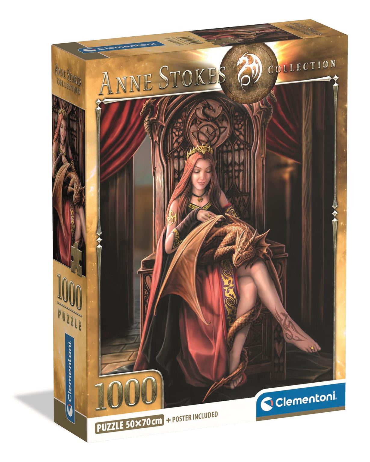 Clementoni Puzzle Anne Stokes Friends Forever 1,000 Pieces