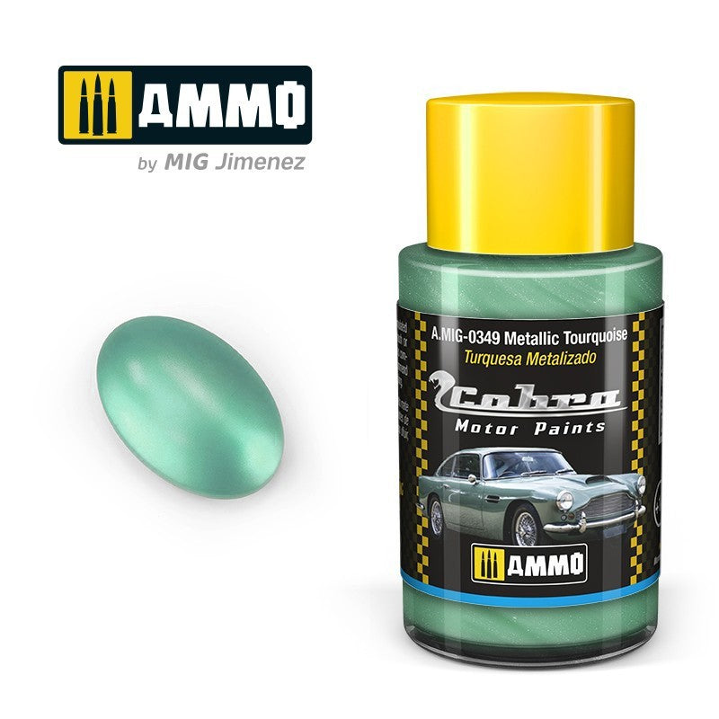Ammo by MIG - Cobra Motor - Metallic Tourquoise 30ml