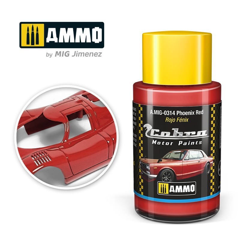 Ammo by MIG - Cobra Motor - Phoenix Red 30ml