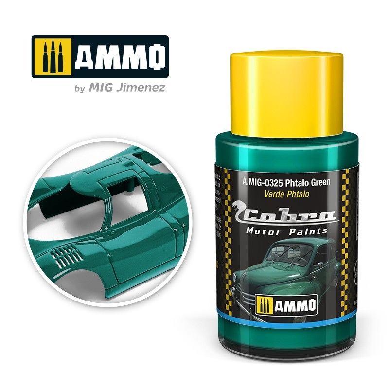 Ammo by MIG - Cobra Motor - Phtalo Green 30ml
