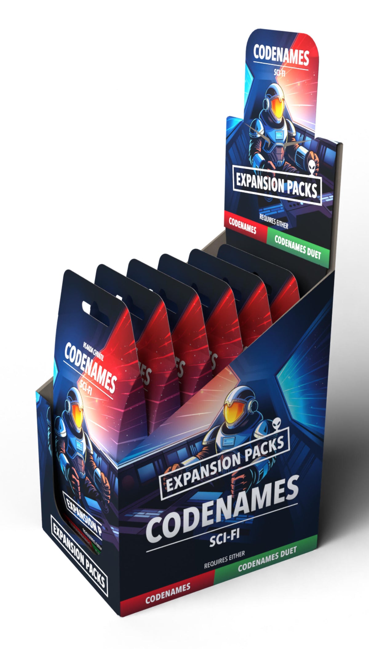Codenames SCI-FI - Expansion Pack DISPLAY (includes 6x packs)