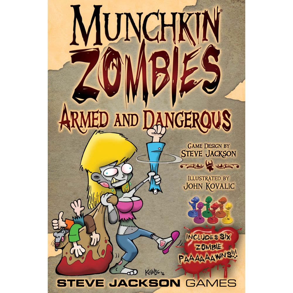 Munchkin Zombies Armed and Dangerous Box
