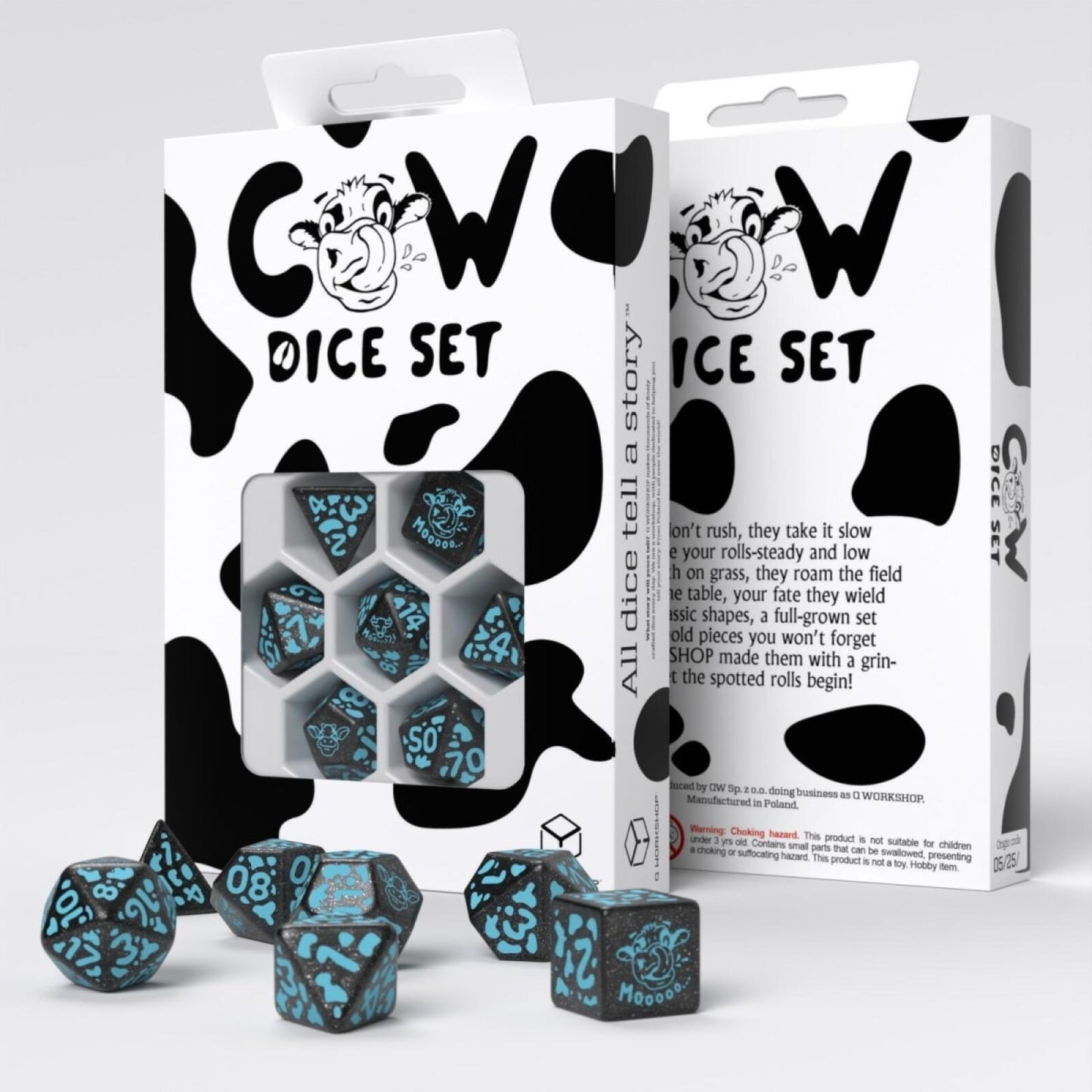 Cow Dice Set MOOlissa