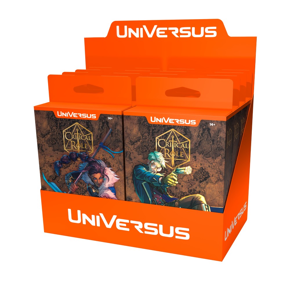 critical role heroes of exandria booster box UniVersus Critical Role: Heroes of Exandria Starter Deck Display