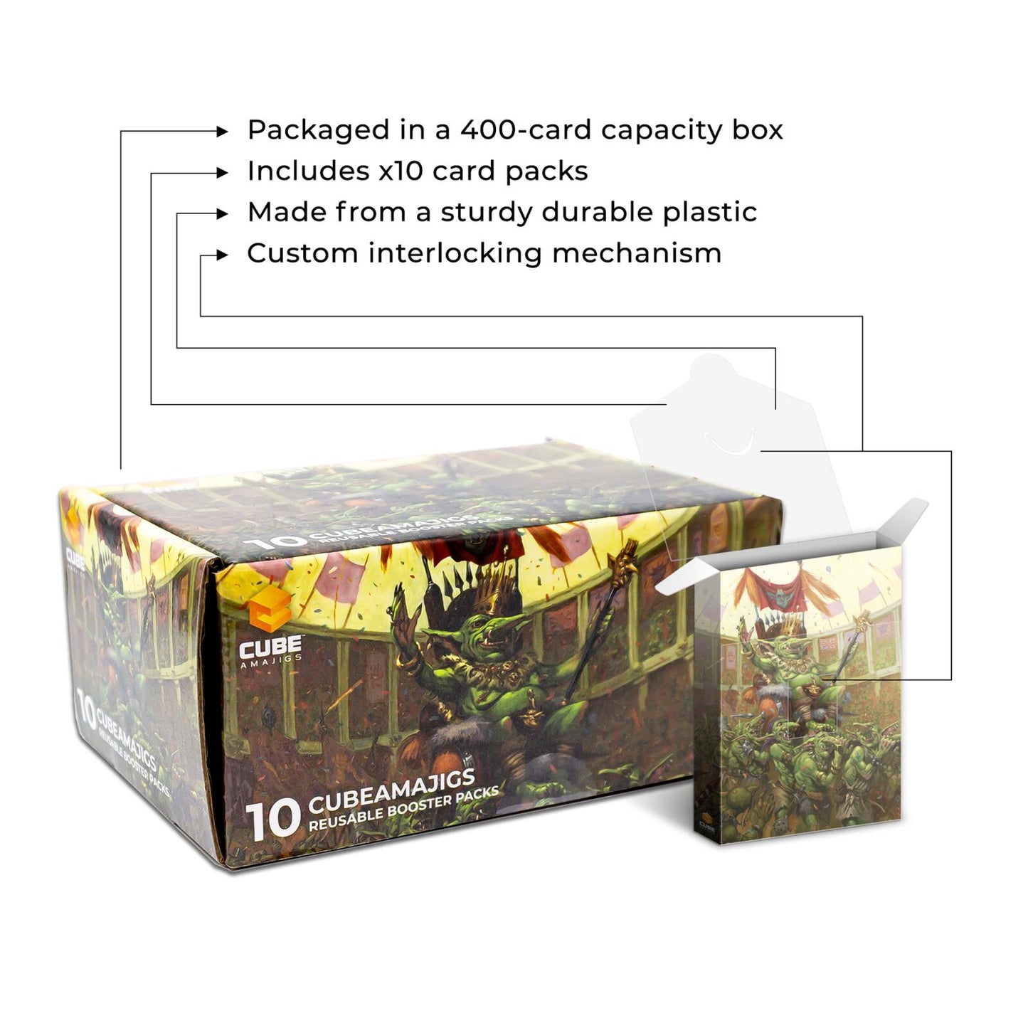Cubeamajigs 10-Pack -Goblins on Parade