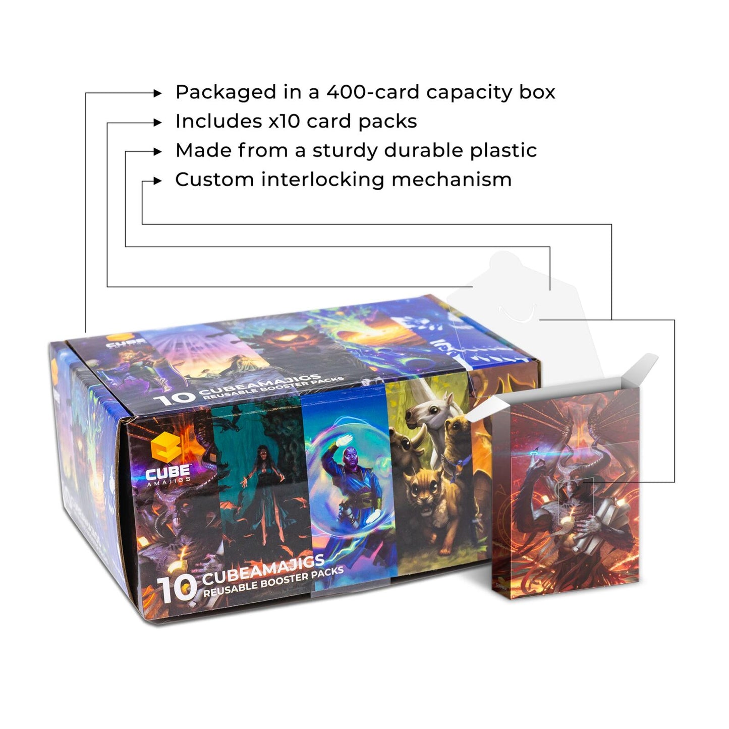Cubeamajigs 10-Pack - Mosaic Set 1