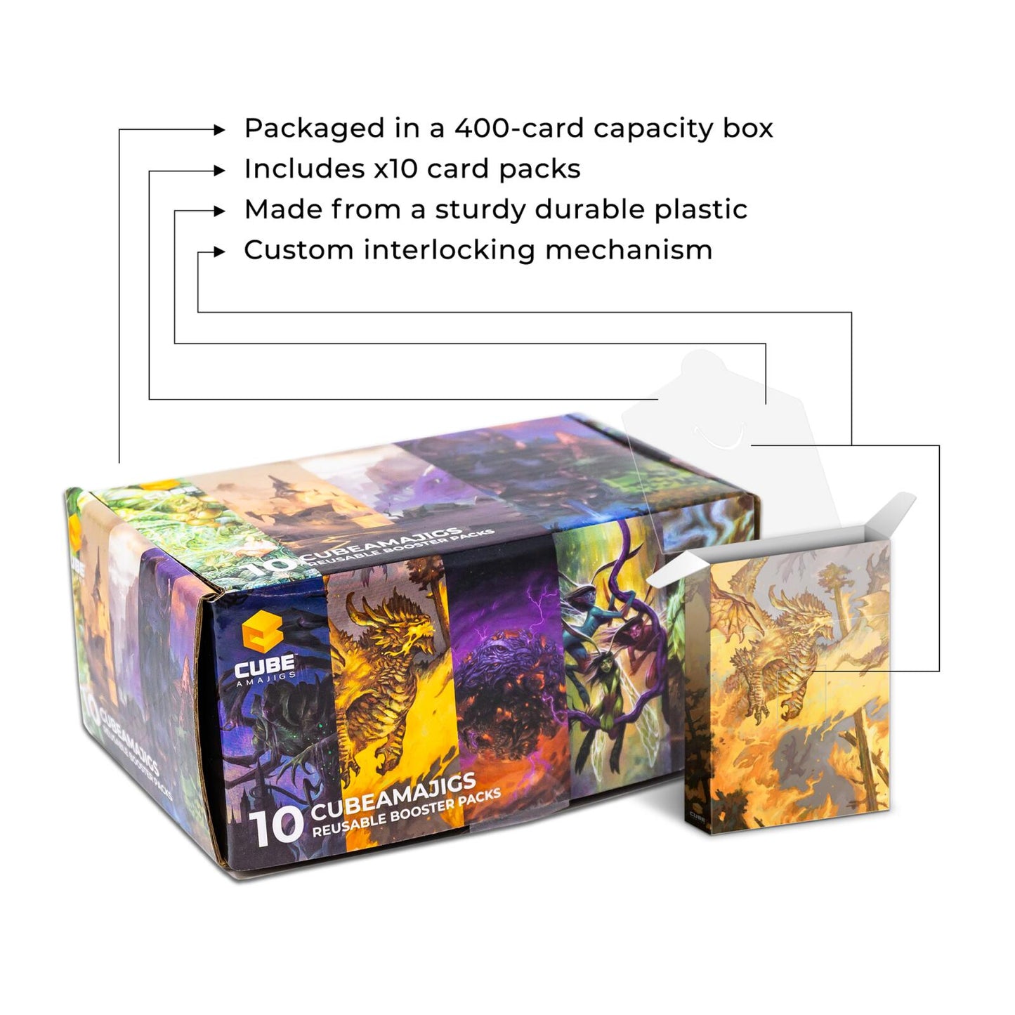 Cubeamajigs 10-Pack - Mosaic Set 3