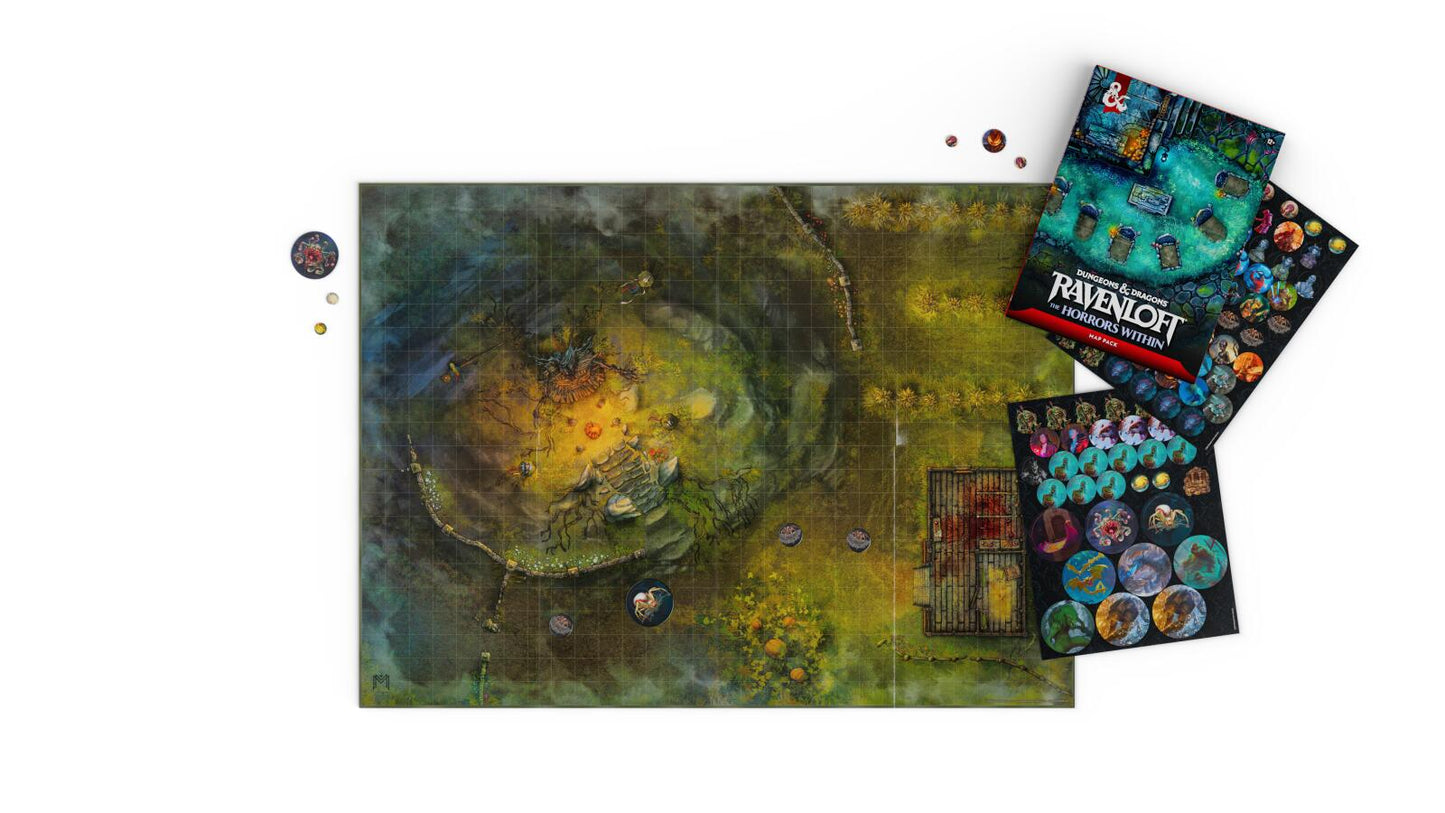 D&D Dungeons & Dragons Ravenloft the Horrors Within Map Pack