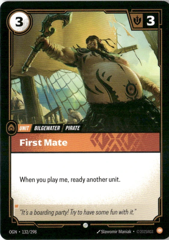 First Mate - Origins