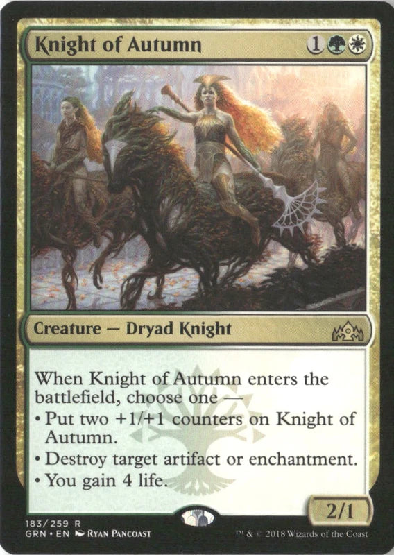 Knight of Autumn - Guilds of Ravnica