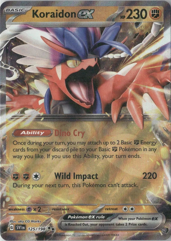 Koraidon ex - 125/198 - SV01: Scarlet & Violet Base Set