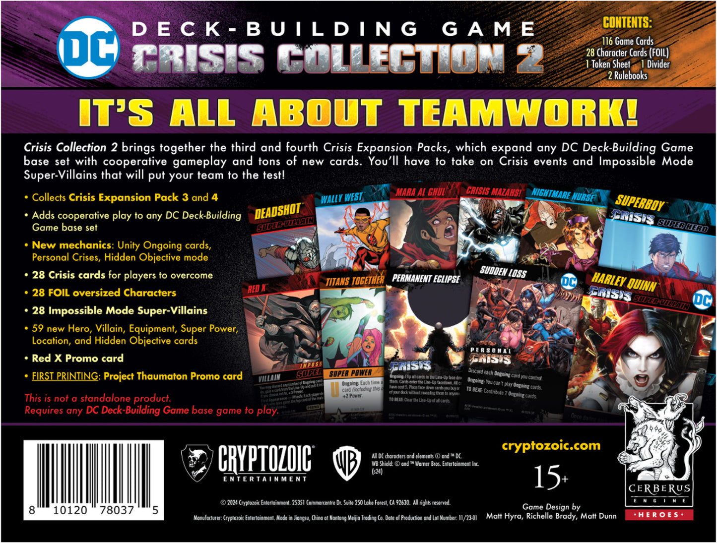 DC Deck Building Game Crisis Collection 3 & 4