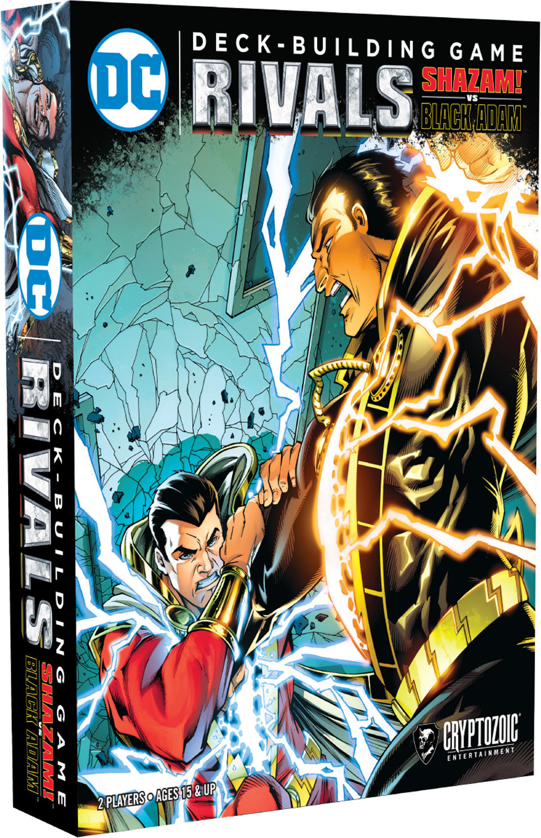 DC Deck Building Game Rivals Shazam! vs Black Adam