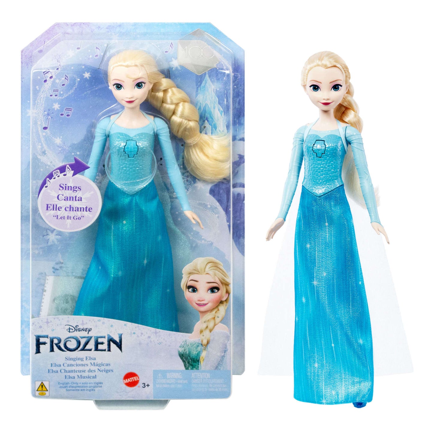 Disney - Frozen - Fd Singing Doll Elsa Eng