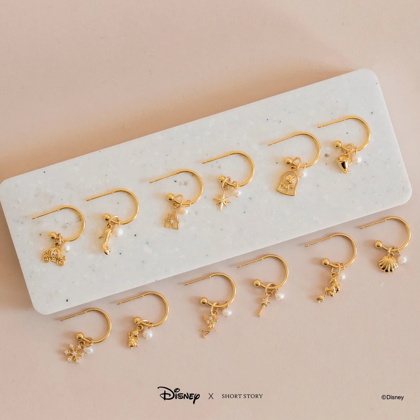 Disney Hoop Earring Cinderella