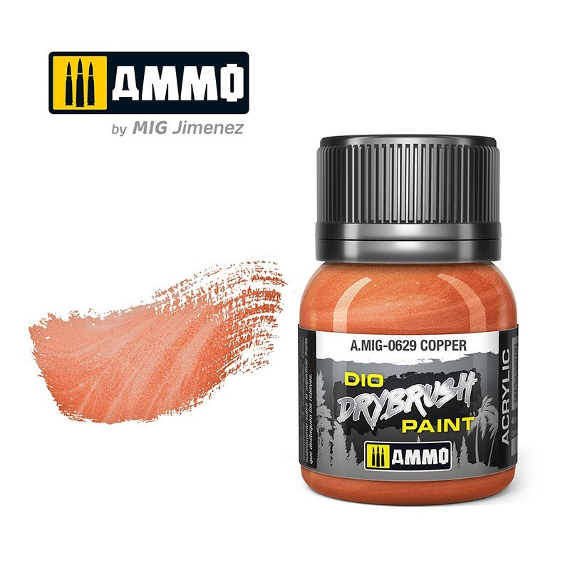 Ammo by MIG - Drybrush - Copper 40ml