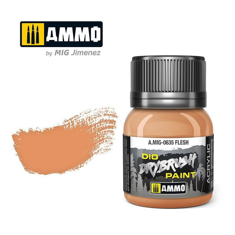 Ammo by MIG - Drybrush - Flesh 40ml