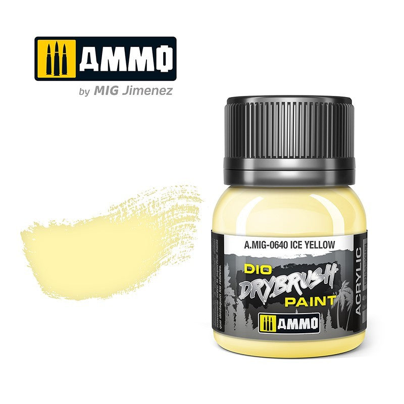 Ammo by MIG - Drybrush - Ice Yellow 40ml