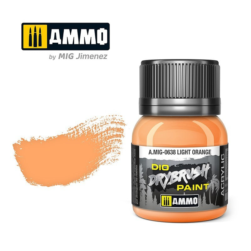 Ammo by MIG - Drybrush - Light Orange 40ml