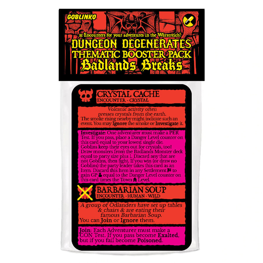 Dungeon Degenerates - Badlands Breaks Booster