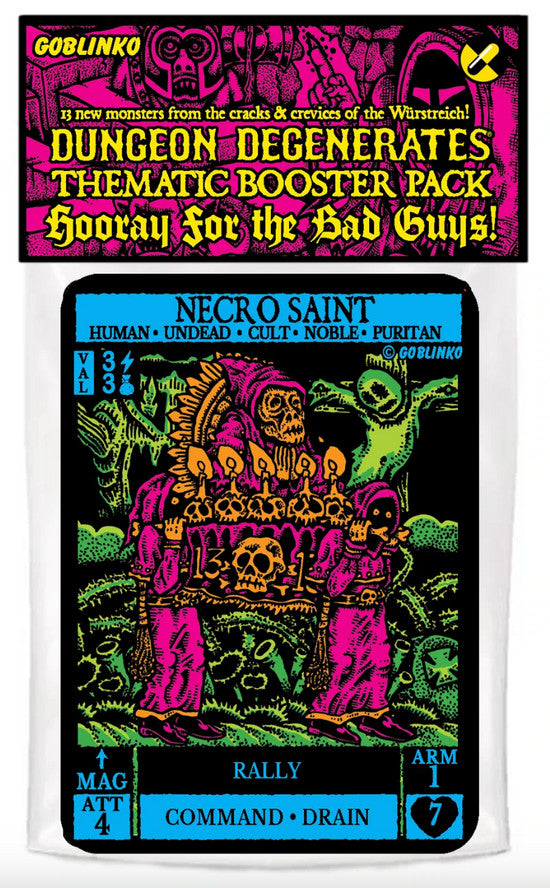 Dungeon Degenerates - Hooray For The Bad Guys booster