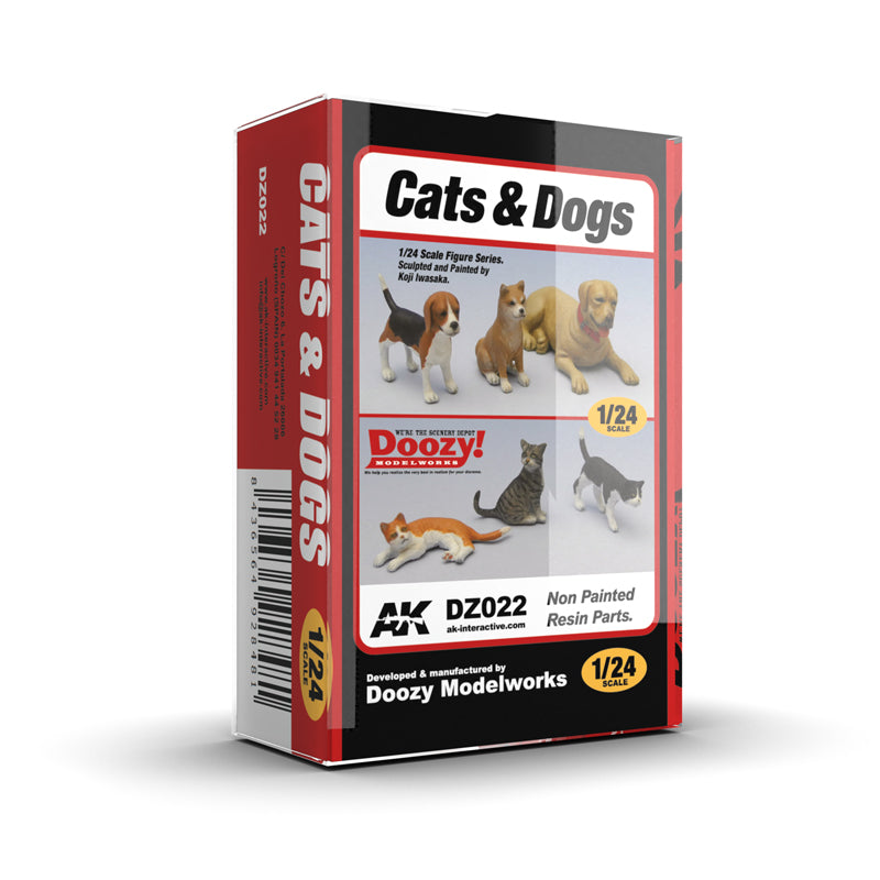 Ak Interactive - Resins - Doozy - Cats And Dog