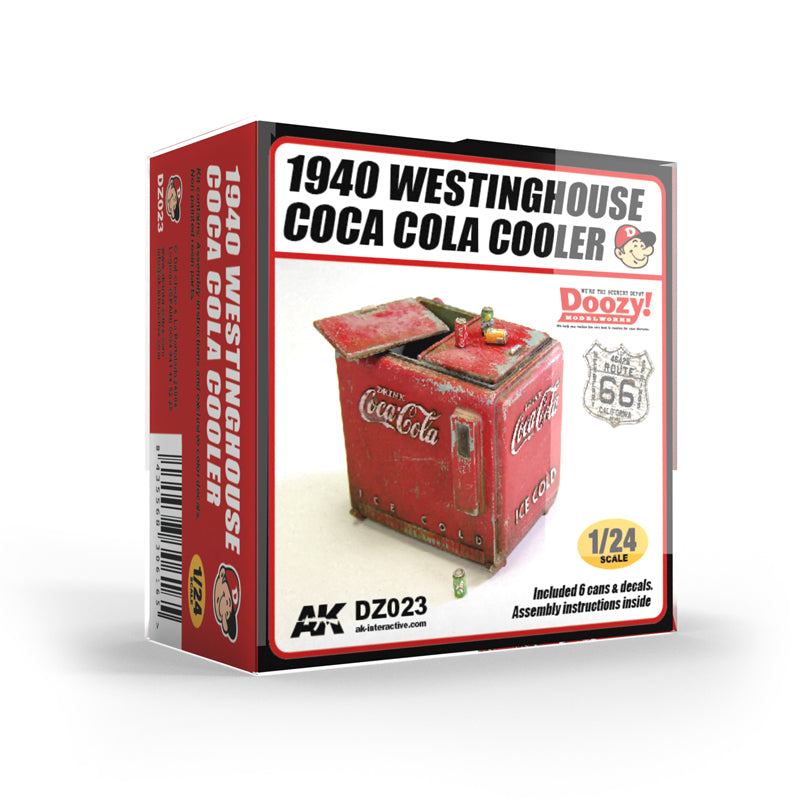 Ak Interactive - Resins - Doozy - 1940 Westinghouse Coca Cola Cooler