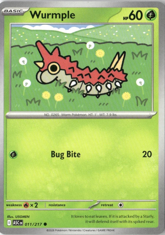 Wurmple - ME: Ascended Heroes