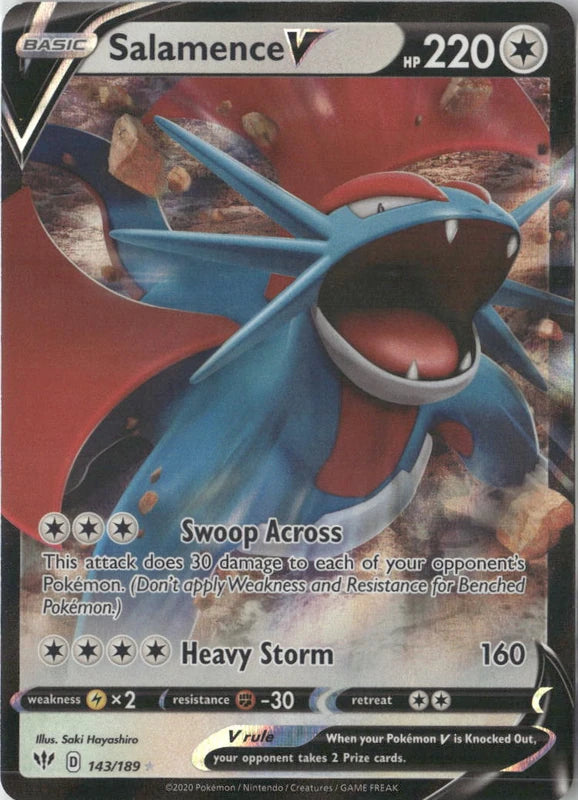 Salamence V - SWSH03: Darkness Ablaze