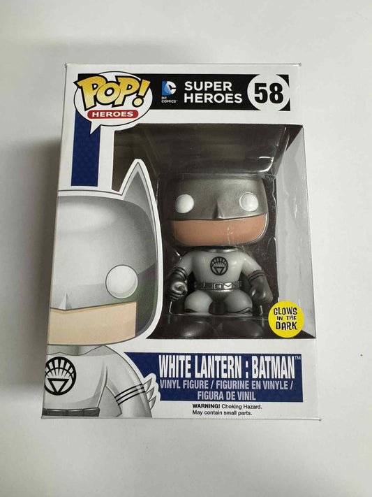 DC Super Heroes - White Lantern:Batman Glow In The Dark Pop! Vinyl #58