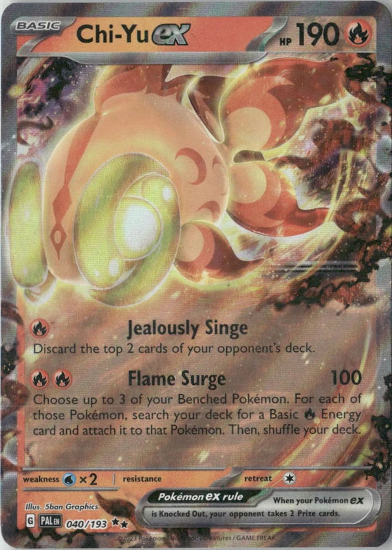 Chi-Yu ex - 040/193 - SV02: Paldea Evolved