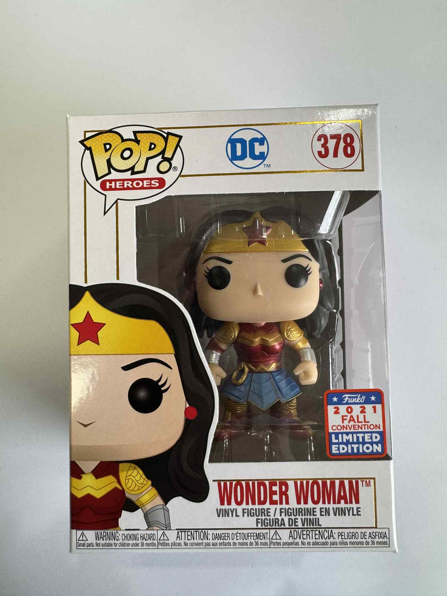 Imperial Palace - Wonder Woman (Metallic) 2021 Summer Convention Exclusive Pop! Vinyl #378