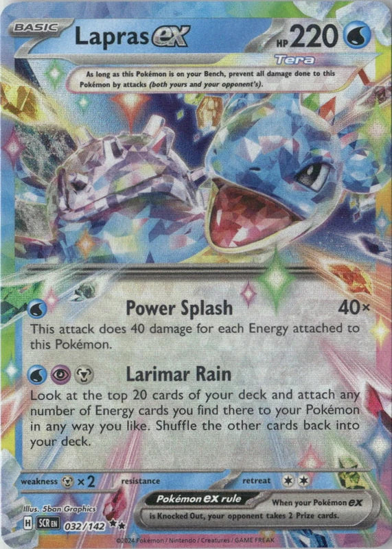 Lapras ex - 032/142 - SV07: Stellar Crown