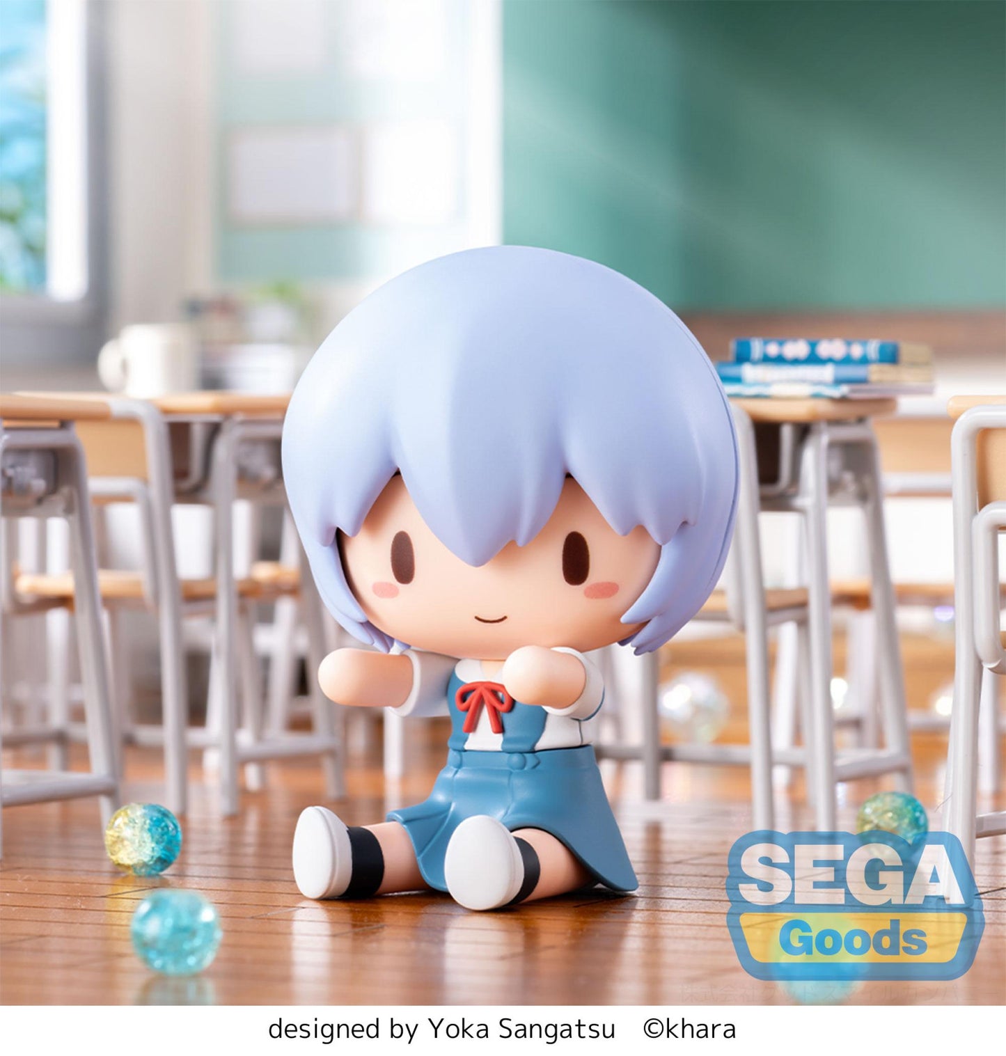Evangelion Fuwa Petit Chibi Figure Rei Ayanami