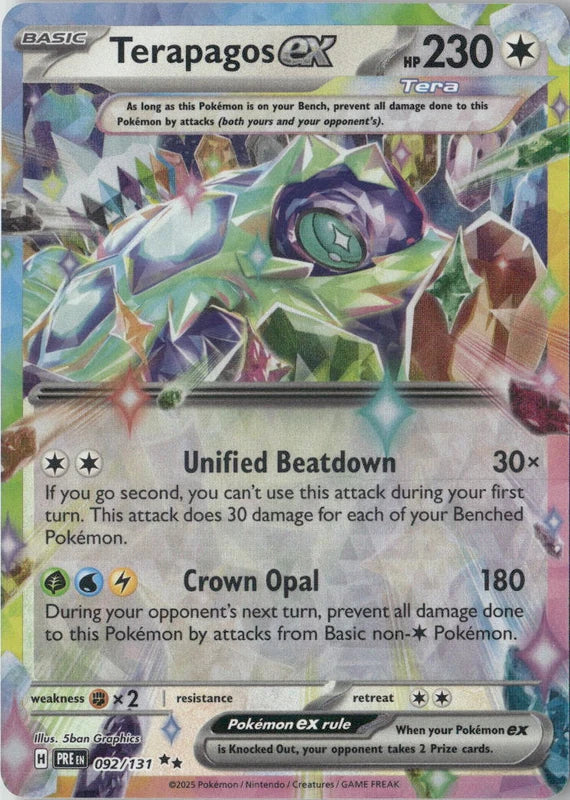 Terapagos ex - 092/131 - SV: Prismatic Evolutions