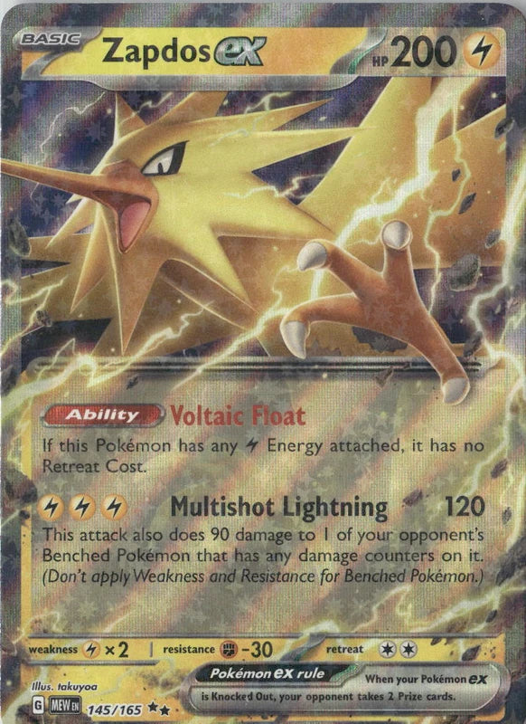 Zapdos ex - 145/165 - SV: Scarlet & Violet 151