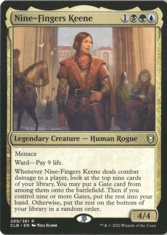 Nine-Fingers Keene - Commander Legends: Battle for Baldur's Gate