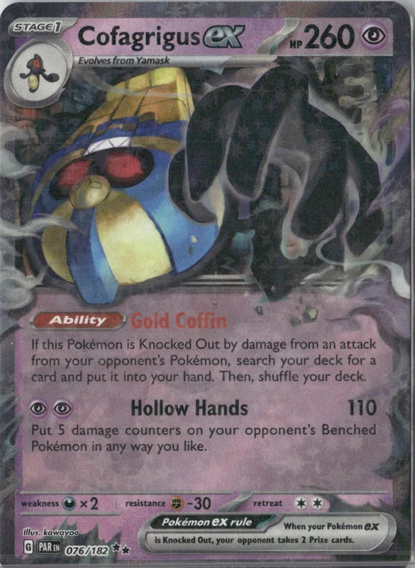 Cofagrigus ex - SV04: Paradox Rift