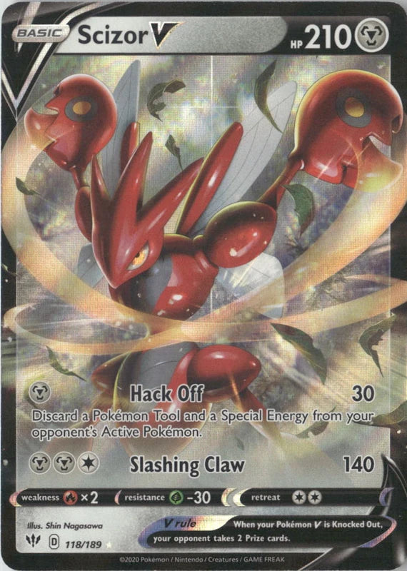Scizor V - SWSH03: Darkness Ablaze