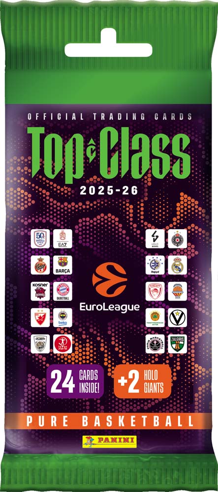 Panini EURO LEAGUE Top Class 2026 Basketball Fat Pack
